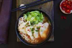Prøv også Spicy ramen med breiflabb.