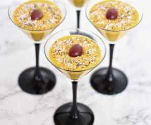 Prøv også Mango chia pudding.