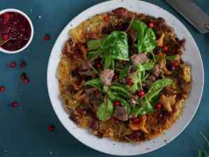 Prøv også Reinskav med sopp og potetrösti.