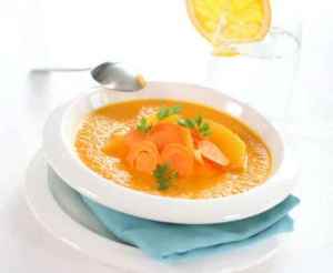 Prøv også Gulrotsuppe med sjalottløk og appelsin.