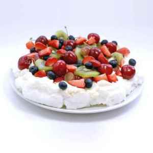 Prøv også Pavlova med sukrin.