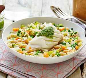 Prøv også Brosme i minestronesuppe.