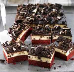 Prøv også Oreo red velvet brownies.