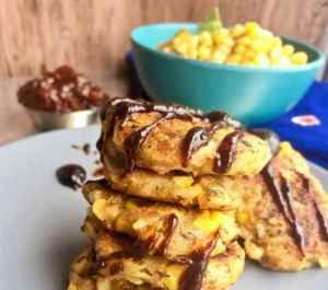 Prøv også Panir corn tikki - Indisk vegetarburger.
