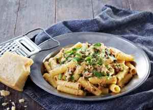 Prøv også Pulled turkey pasta.
