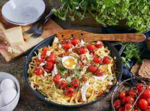 Prøv også Pasta Carbonara med nygrillet kylling.