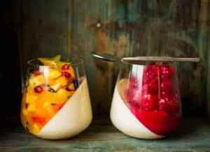 Prøv også Panna cotta med bringebær og pasjonsfruktsaus.
