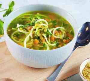 Prøv også Linsesuppe med squashspagetti.
