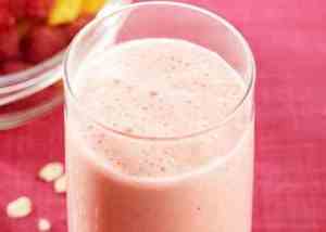 Prøv også Havresmoothie med bringebær og mango.