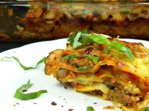 Prøv også Hjemmelaget 50/50 lasagne.