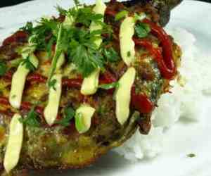 Prøv også Tortang Talong with Giniling eller eggplant med kjøttdeig.