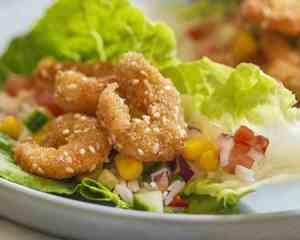 Prøv også Crispy reker i hjertesalat med salsa.