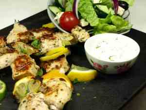 Prøv også Souvlaki med kylling og gresk yoghurt.