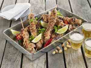 Prøv også Grillspyd peanøtt satay.