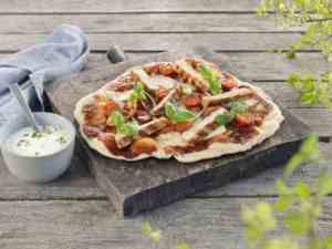 Prøv også BBQ-pizza.
