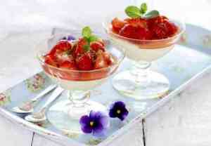 Prøv også Limemarinerte jordbær med mousse.