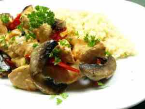 Prøv også Kylling stroganoff med sjampinjong.