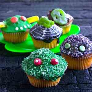 Prøv også Halloweenmuffins med glasur.