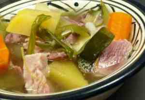Prøv også Grønnsakssuppe med svineknoke.