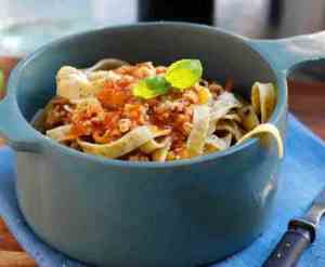 Prøv også Pasta med kyllingkjøttdeig.