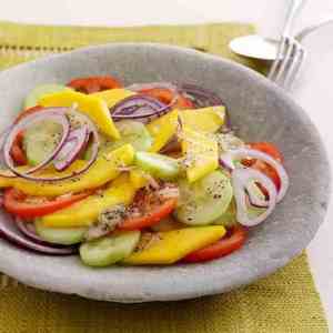 Prøv også Tomatsalat med løk og mango.