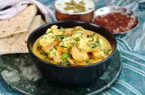 Prøv også Navratan korma med apetina paneer.