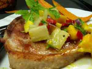 Prøv også Koteletter med mango og ananassalsa.