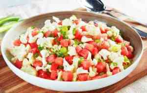 Prøv også Blomkålsalat med vannmelon.