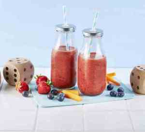 Prøv også Smoothie med paprika, jordbær og gulrot.