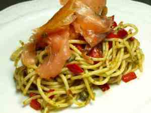 Prøv også Spaghetti med røkt ørret.