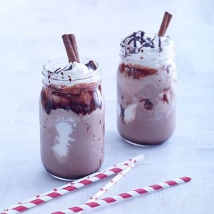 Prøv også Sjokolademilkshake med kanel.