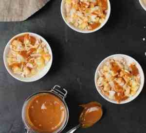 Prøv også Overnight oats med ananas, kokos og salt karamell.