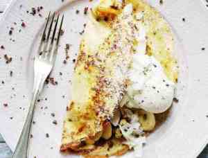 Prøv også Crepes med banan, kokos og nutella.