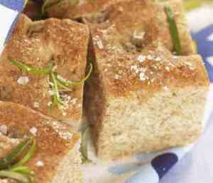 Prøv også Fullkornfocaccia med grønn pesto.