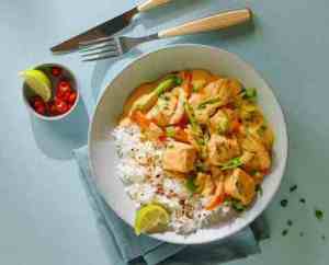 Prøv også Superrask rød curry med laks.