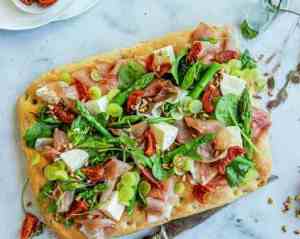 Prøv også Focaccia pizza med spekeskinke og mozzarella.