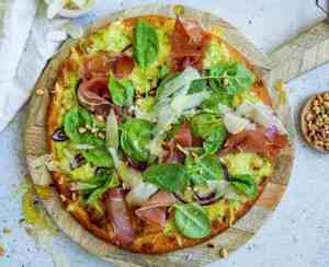 Prøv også Hvit pizza med spekeskinke.