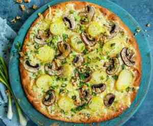 Prøv også Pizza med potet og sopp.