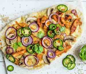 Prøv også Grillet pizza med BBQ kylling.