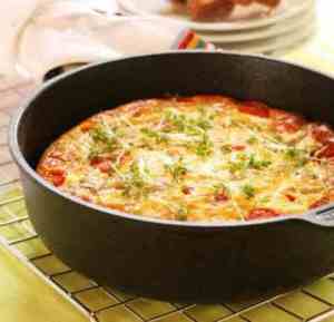 Prøv også Ovnsbakt frittata med squash og tomat.