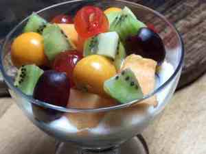 Prøv også Blandet fruktsalat med råkrem.