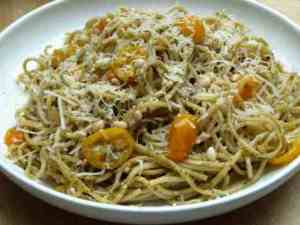Prøv også Pasta med pesto vegetar versjon.