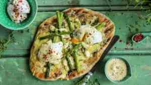 Prøv også Pizza med posjert egg og asparges.