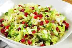 Prøv også Salat med spisskål og granateple.