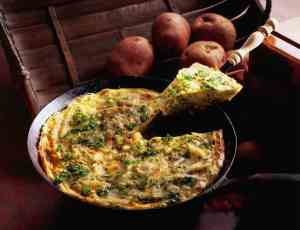 Prøv også Tortilla espanòl - potetomelett.