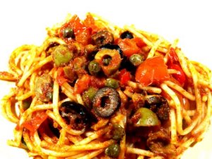 Prøv også Spaghetti alla Puttanesca.