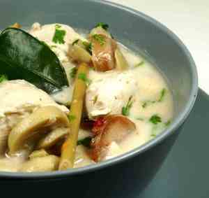 Prøv også Kyllingsuppe med kokosmelk 2.