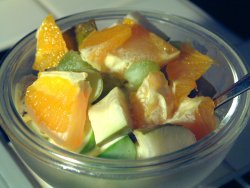 Prøv også Fruktsalat med is.