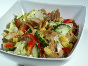 Prøv også Kyllingsalat med dressing.