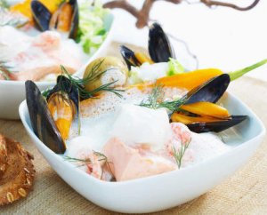 Prøv også Fiskesuppe med skalldyr.